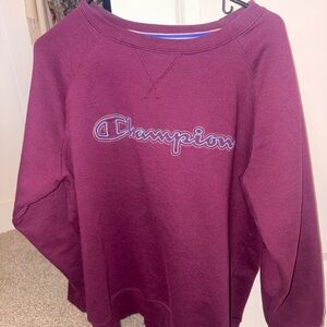 Champion Burgundy Athletic Sweatshirt
